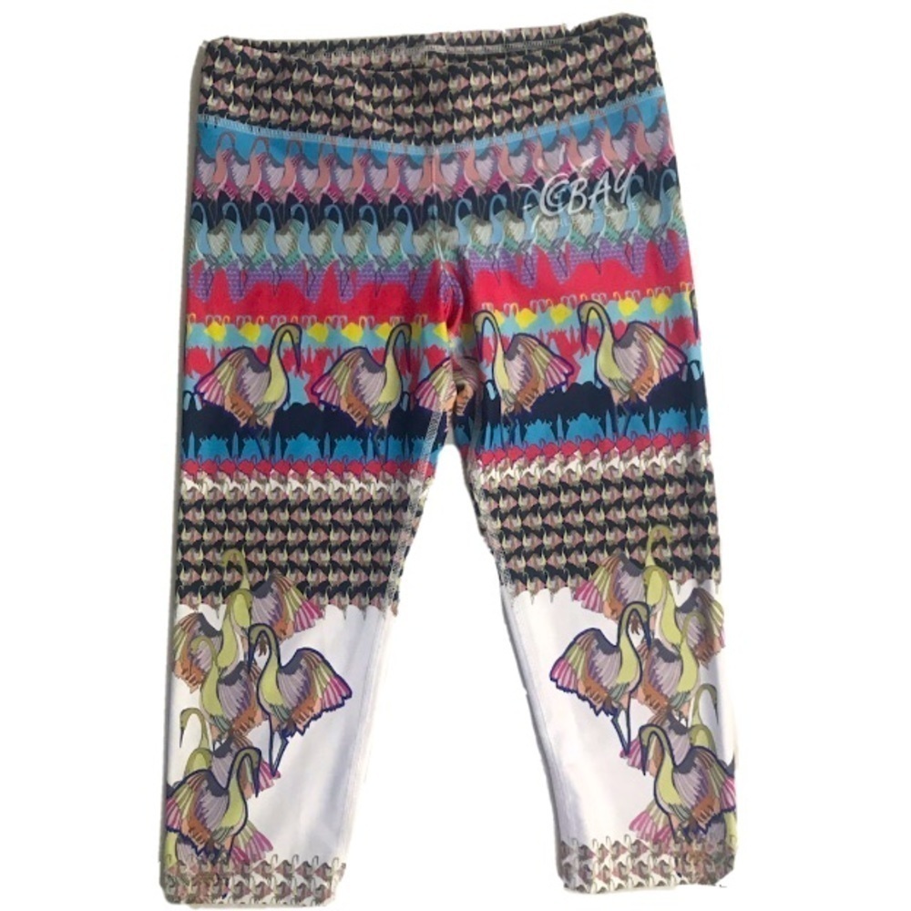 NUX Flamingo Cropped Legging - Size L